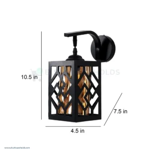 Black Wall Light