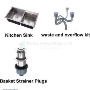 Handmade Double Bowl Kitchen Sink (800*450) – Satin