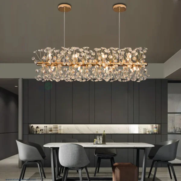 Luxury Crystal Dandelion Chandelier