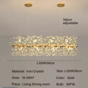 Luxury Crystal Dandelion Chandelier