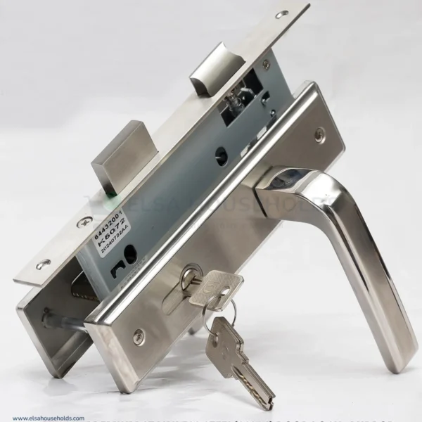 Premium Stainless Steel Door Lock Satin, Euro Standard (NL002)