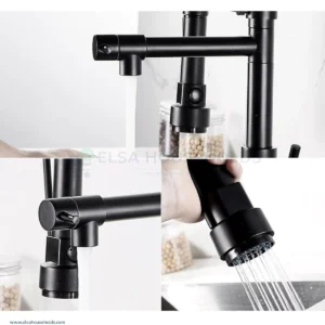 Pull Down 360° Kitchen Faucet – Single Handle Sink Mixer Tap