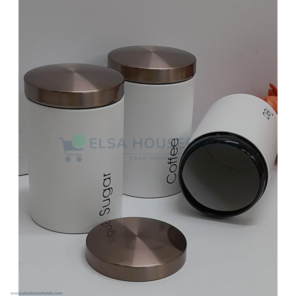 3Pcs Tea, Coffee & Sugar Canister Set