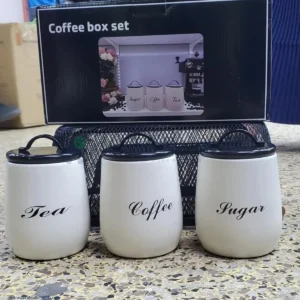3pcs Storage Canister Set – Cream White