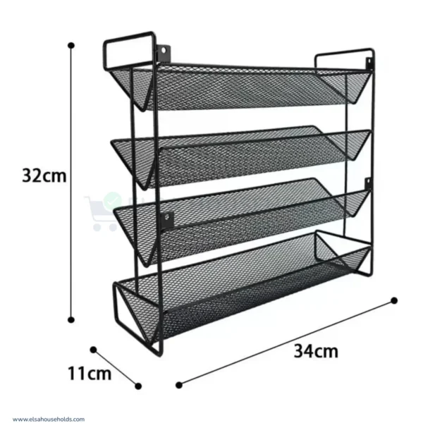 4 Tier Kitchen Spice Rack - Image 3