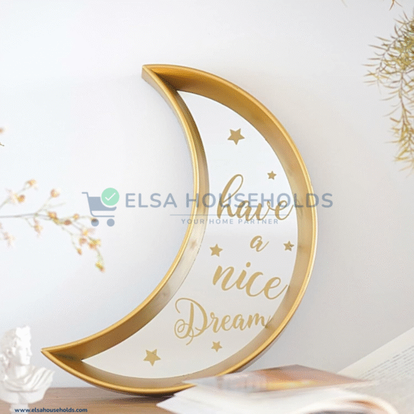 Crescent Moon Decorative Mirror