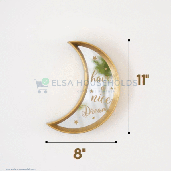Crescent Moon Decorative Mirror