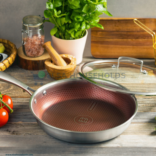Edenberg Frying Pan With Lid - 26cm