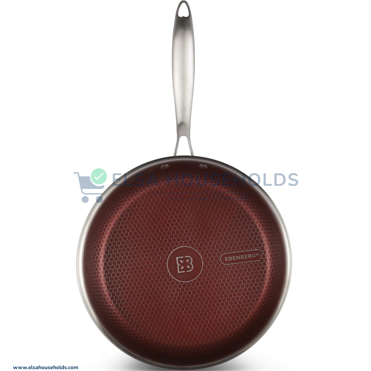 Edenberg Frying Pan With Lid - 26cm 3 Edenberg Frying Pan With Lid - 26cm - Image 3