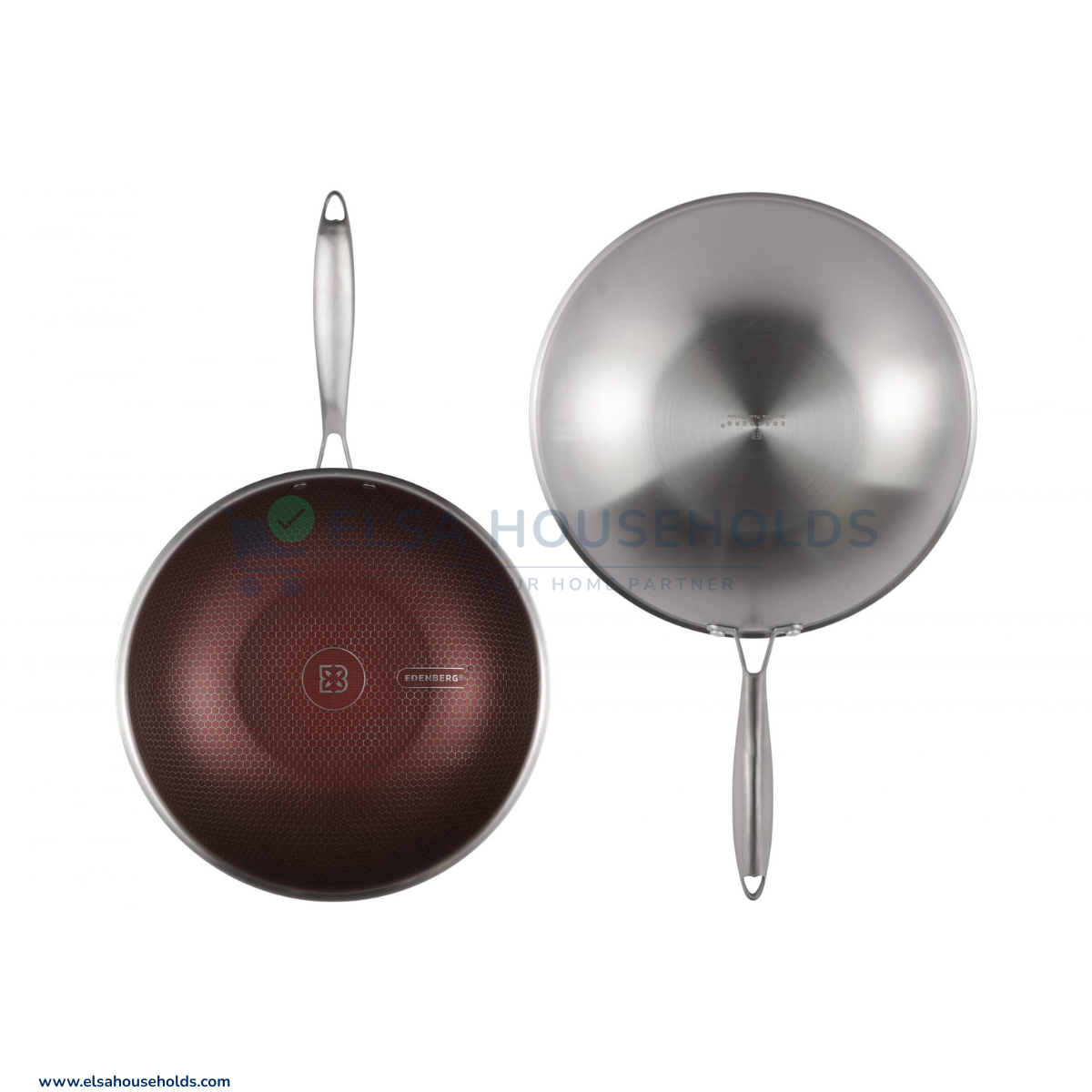 Edenberg WOK Fry Pan - 30cm 4 Edenberg WOK Fry Pan - 30cm - Image 4