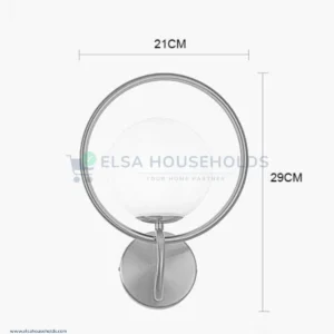 Glass Bowl Wall Sconces Light - Gold