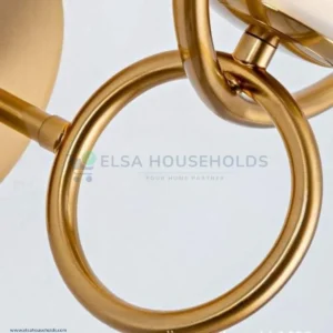 Glass Bowl Wall Sconces Light - Gold