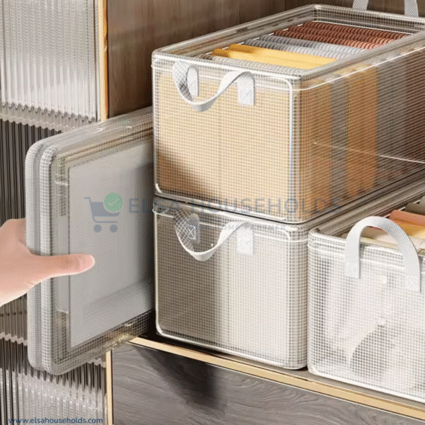 Transparent Home Wardrobe Clothes Storage Box