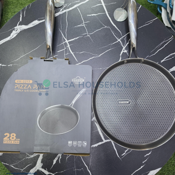 Uakeen Stainless Steel Flat Skillet Griddle Pan