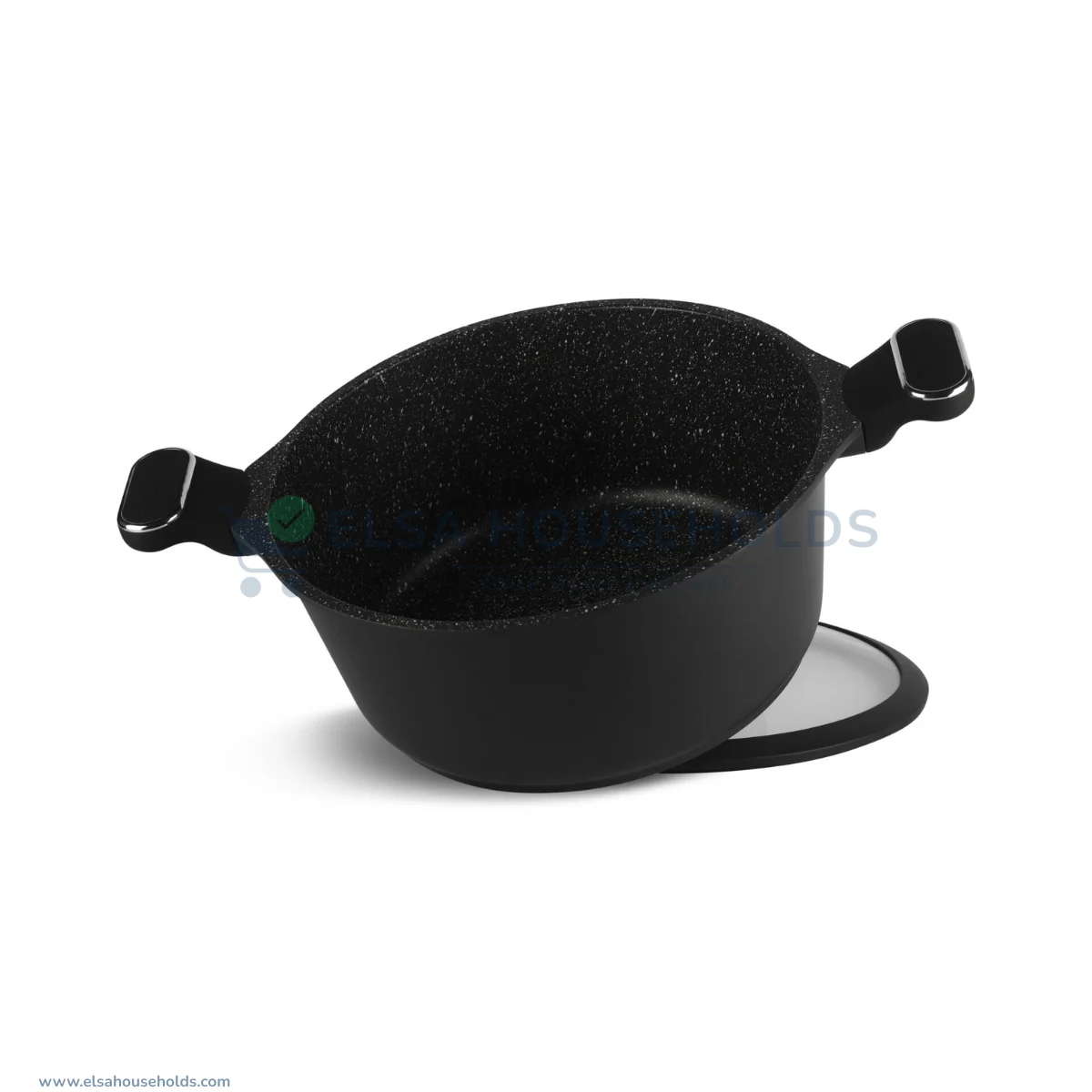 10-Piece Edenberg Cookware Granite Set 6 10-Piece Edenberg Cookware Granite Set - Image 6