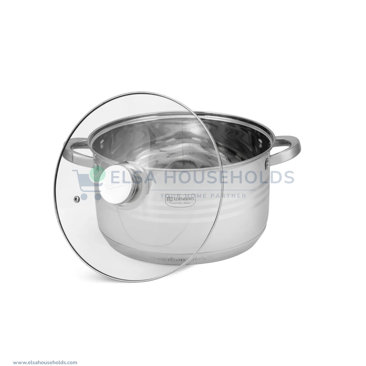 12-Piece Edenberg Stainless Steel Cookware 5 12-Piece Edenberg Stainless Steel Cookware - Image 5