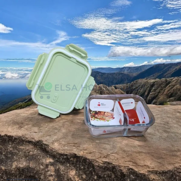 4-Piece Glass Food Containers Set